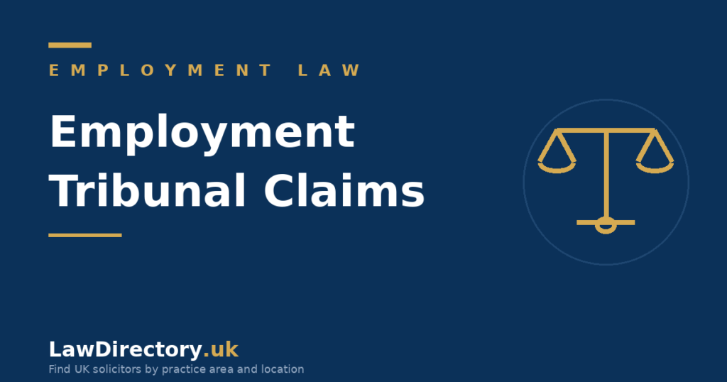 Employment tribunal claims: how the process works - LawDirectory.uk